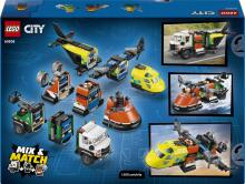 LEGO miesto lėktuvas, aptarnavimo sunkvežimis ir oro plaustas