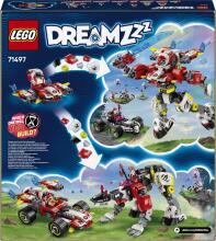 LEGO Dreamzzz Cooperio Tigro Mechas ir Zero Karštas Rodas