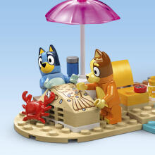 LEGO 4PLUS Bluey paplūdimio ir šeimos kelionė