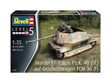 Revell plastikinis modelis Marder I ant FCM 36 bazės 1:35