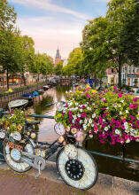 Ravensburger dėlionė 1000 dalių: Dviratis Amsterdame