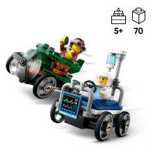 LEGO City Lėktuvas prieš Ligoninės Lovos Automobilį