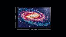 LEGO Art The Milky Way Galaxy Set, Space Model Kit for Adults to Build Art.31212 "Milky Way" Wall Art