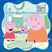 Ravensburger dėlionė 3x49 gabalėlių: Peppa Piga su šeima