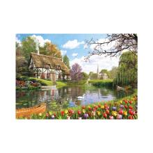 Dino Puzzle 500 pc Cottage by the Water