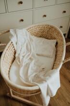 La Bebe™ Eco Natural Linen Swaddle Art.294585 Light Grey Aukštos kokybės vystymo antklodė, pagaminta iš natūralaus lino (150x100 cm)