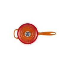 Cast iron sauce pan &Oslash;16cm / 1.5L orange