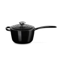 Cast iron sauce pan &Oslash;16cm / 1.5L black