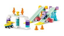 LEGO DUPLO Miestas 3 in 1 Kūrybiniai Nuolydžiai su Transporto Priemonėmis