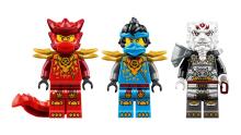 LEGO Ninjago Zilvaras ir Grimtakas Drakonas Monstras
