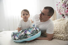 Pillow to feeding - TB0428 - RELAX VELLO - 190 cm - TURKUS