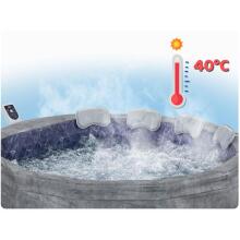 Išpūstas sodo SPA AirJet Carrara WiFi hidro masažas 6 žmonėms Bestway 6001V