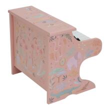 Little Dutch medinis pianinas Safari Friends Pink FSC Art.7477
