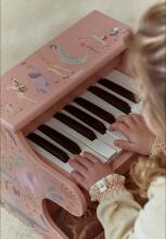 Little Dutch medinis pianinas Safari Friends Pink FSC Art.7477