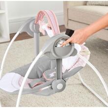 Ingenuity Comfort 2 Go Portable Baby Swing Art.296543 Pink  Supamoji kėdė su melodijomis
