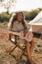 Little Dutch medinė gitara Safari Friends Pink FSC Art.7471