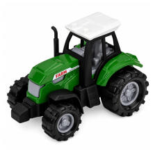Žemės ūkio transporto priemonių rinkinys: traktorius, pašarų derintojas, cisterna, tręšimo mašina 1:68 4 vnt.