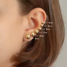 La Bebe™ Pure Silver 925 Classic Lumière Studs Art.2203472 Sidabriniai auskarai