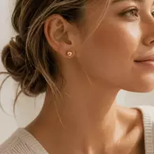 La Bebe™ Pure Silver 925 Classic Lumière Studs Art.2203472 Sidabriniai auskarai
