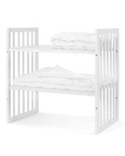 Waldin Baby Collection Bed Crib  7 in 1 Art.297432 White Multifunctional wooden 7-in-1 transforming crib