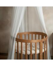 Waldin Oval Baby Collection Bed Crib  7 in 1 Art.297435 Vintage Multifunctional wooden 7-in-1 transforming crib
