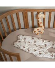 Waldin Oval Baby Collection Bed Crib  7 in 1 Art.297435 Vintage Multifunctional wooden 7-in-1 transforming crib