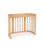 Waldin  Bed Crib  5 in 1 Art.297436 Natural Wood Multifunctional wooden 5-in-1 transforming crib