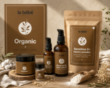 La Bebe™ Organics Sensitive 0+ Art.297562 Gentle Baby Powder for Sensitive Skin 150 g