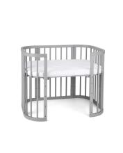 Waldin  Bed Crib  5 in 1 Art.297545 Grey Multifunctional wooden 5-in-1 transforming crib