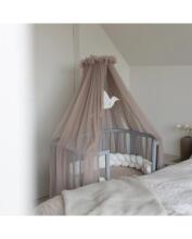 Waldin  Bed Crib  5 in 1 Art.297545 Grey Multifunctional wooden 5-in-1 transforming crib