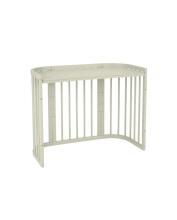 Waldin  Bed Crib  5 in 1 Art.297546 Olive Multifunctional wooden 5-in-1 transforming crib