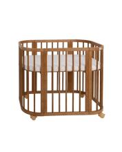 Waldin  Bed Crib  5 in 1 Art.297547 Vintage Multifunctional wooden 5-in-1 transforming crib