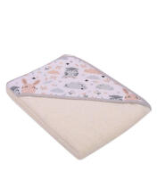 Bathing cover - 417 - TERRY - FROTTE - size 100x100 - ECRU