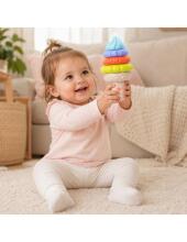 WOOPIE BABY Musical Ice Educational Sensory Puzzle 5 pcs. Sound Lights