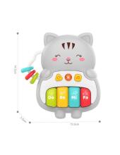 WOOPIE BABY Interactive Piano Cat Musical Organs Sounds Light 18m+