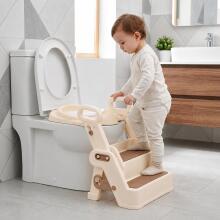 Накладка сиденья на унитаз для детей с лестницей и ручками ECOTOYS