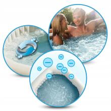 Išpūstas SPA su hidro masažu 4 žmonėms INTEX 28440NP