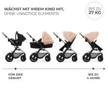 Kinderkraft Moov2 Air 3in1 Art.297978 Beige 3-in-1 baby stroller