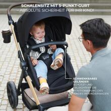 Kinderkraft Moov2 Air 4 in1 Art.297980 Grey 3-in-1 baby stroller with base Isofix