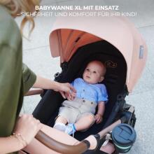 Kinderkraft Moov2 Air 4 in1 Art.297981 Light Grey 3-in-1 baby stroller with base Isofix