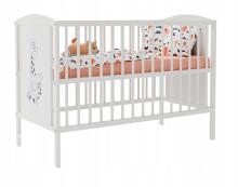 Elf Bed Bloom Art.298070 White Medinė kūdikio lovelė 120x60 cm