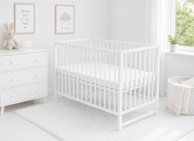Elf Bed Сlassic  Art.298082 Grey Medinė kūdikio lovelė 120x60 cm