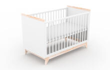 Elf Bed Vigo Art.298086 White Medinė kūdikio lovelė 120x60 cm