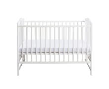 Elf Bed Pebble Drawer Art.298093 Grey Wooden baby crib with a storage drawer (120x60 cm)