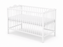 Elf Bed Petal Drawer Art.298138 Grey  Wooden baby crib with a storage drawer (120x60 cm)