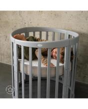 Elf Bed Crib Ovi  3 in 1 Art.298149 Cashmere Multifunctional wooden 3-in-1 transforming crib