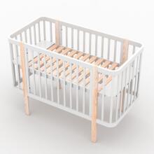Elf Bed Kalmia Art.298153 Сashmere Medinė kūdikio lovelė 120x60 cm
