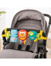 WOOPIE BABY Stroller Crib Hanging Sensory Musical Rattle Mirror 6m+