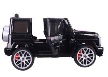 Lean Toys Mercedes G63 Art.S306-1 Black Battery-powered ride-on car for children with an additional remote control