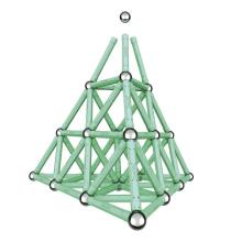 Magnetic constructor - Glow (142 pcs.)